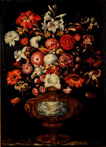 Jarrón de flores - Anónimo