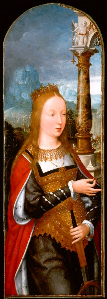 Jean Bellegambe - Saint Catherine - 1983.376 - Art Institute of Chicago