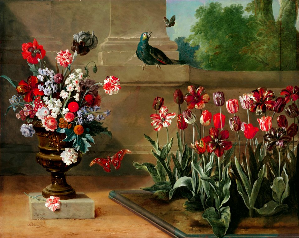Jean Baptiste Oudry - Corner of Monsieur de la Bruyere's Garden - 67.78 - Detroit Institute of Arts