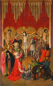 Jaume Huguet - Calvary - Google Art Project. Free illustration for personal and commercial use.