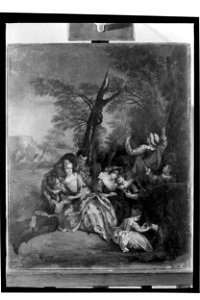 Jean Baptiste Pater - Swing (La conversation intéressante) - M.Ob.330 MNW - National Museum in Warsaw