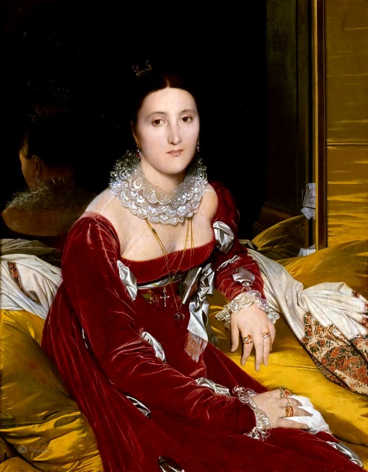 Jean Auguste Dominique Ingres - Marie Marcoz (later Vicomtesse de Senonnes), 1814