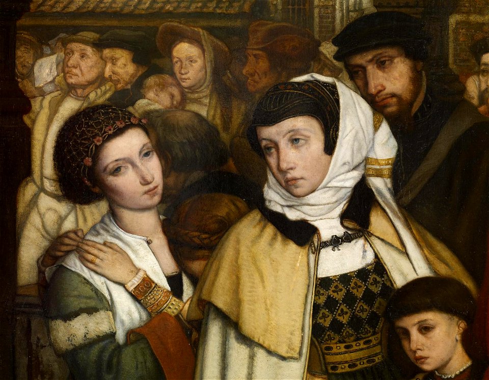 Jean August Hendrik Leys - The Edict-s- of Charles V - Walters 37123 - Detail D