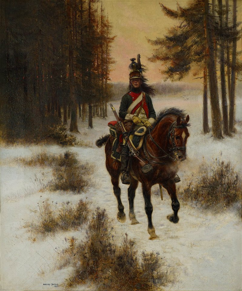 Jean Baptiste Edouard Detaille - The Dragoon - 1899-3.3 - Albright–Knox Art Gallery