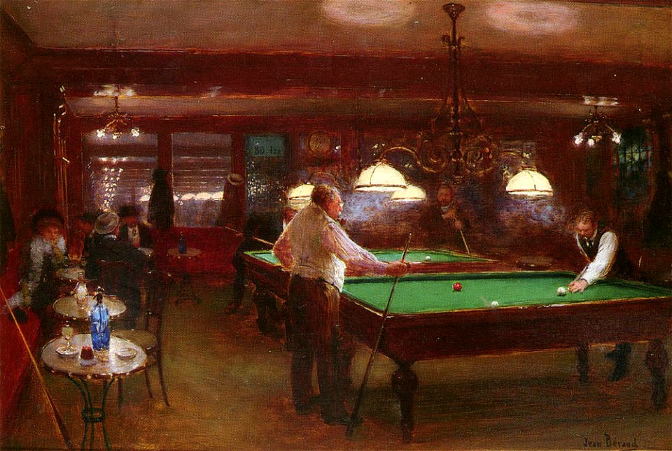 Jean Béraud La Partie De Billard