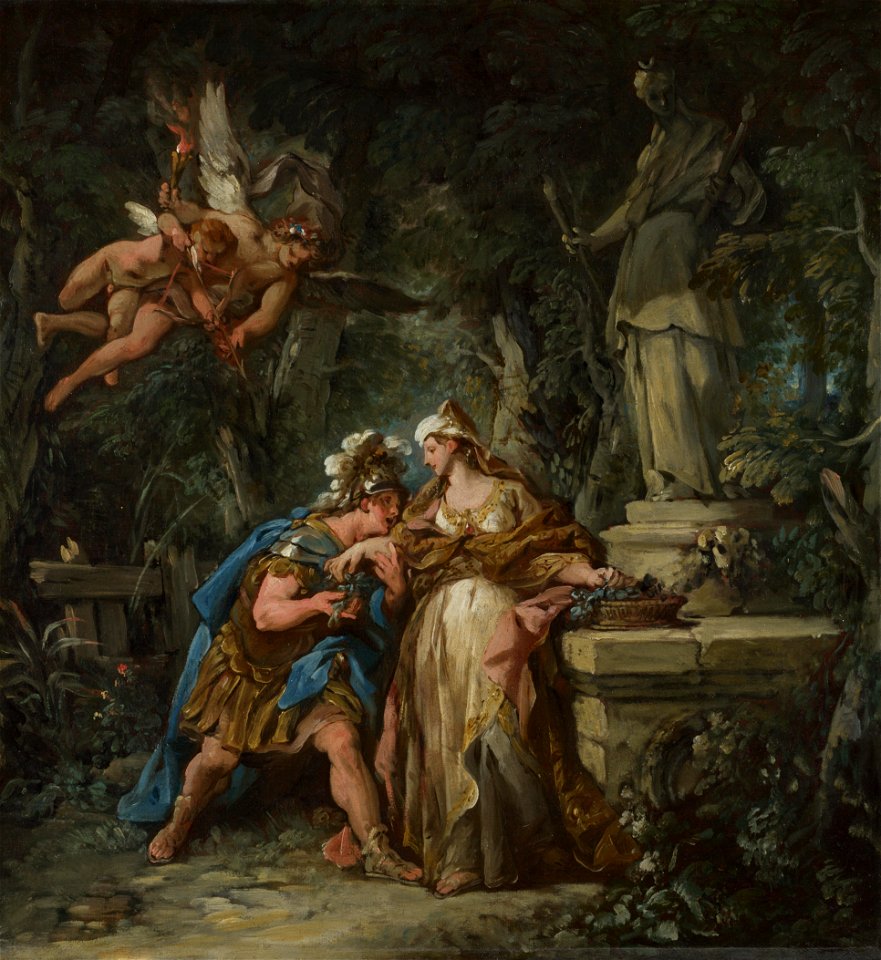 Jean-François de Troy - Jason swearing eternal affection to Medea