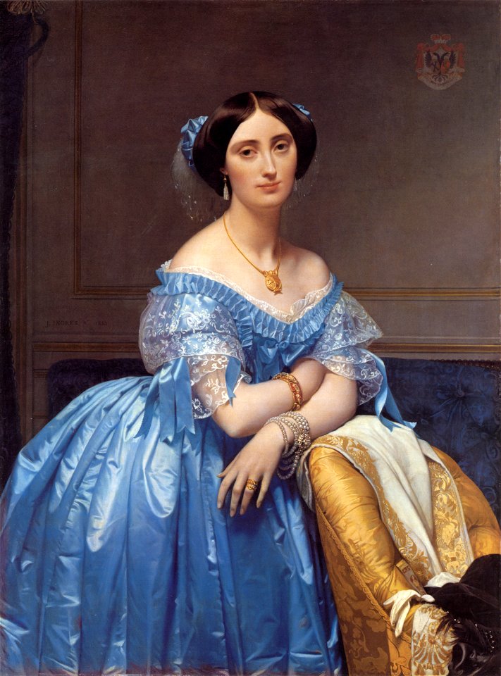 Jean auguste dominique ingres princesse albert de broglie