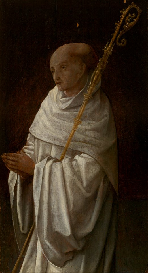 Jean Bellegambe - Saint Bernard, Virgin and Child - 1956.29.1.a-b - Yale University Art Gallery