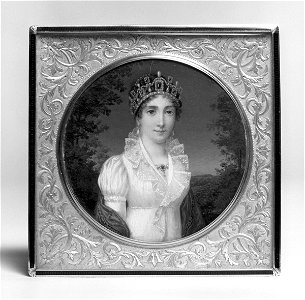 Jean Baptiste Isabey - Josephine de Beauharnais as Empress - 1943.1628 - Fogg Museum