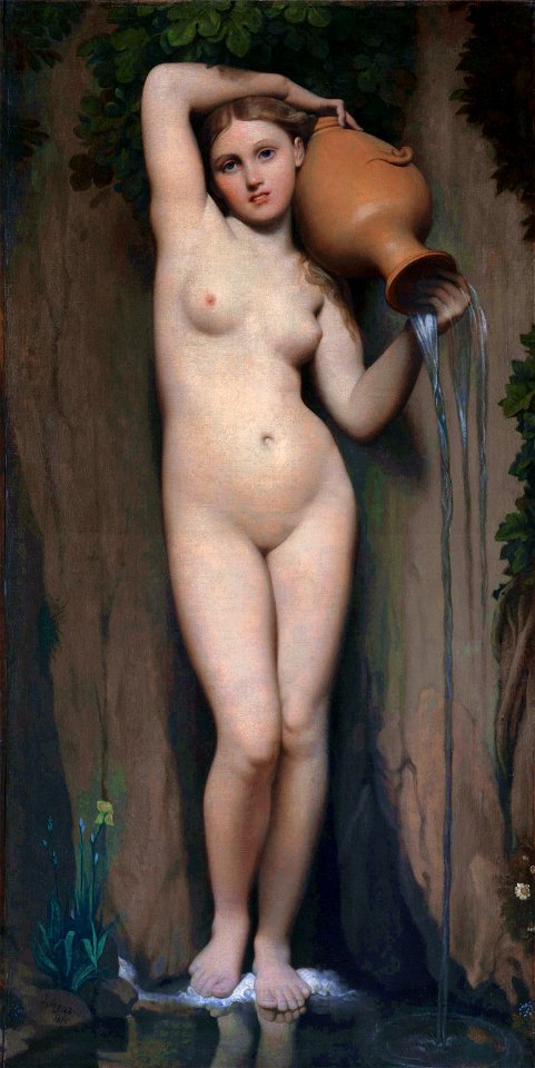 Jean Auguste Dominique Ingres - The Spring - Google Art ProjectFXD