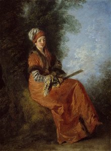 Jean Antoine Watteau - The Dreamer (La Rêveuse) - 1960.305 - Art Institute of Chicago