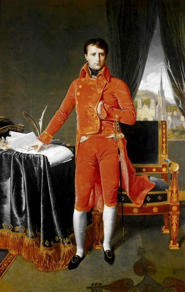 Jean Auguste Dominique Ingres, Portrait de Napoléon Bonaparte en premier consul