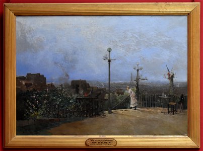 Jean d'Alheim - Paris-vu des hauteurs de Montmartre 01