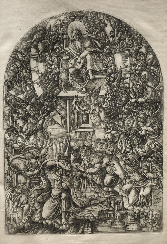 Jean Duvet (French, 1485-1561) - The Apocalypse, St. John Summoned to Heaven - 1953.213.9 - Cleveland Museum of Art