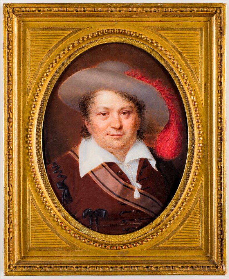 Jean Baptiste Singry - Portrait of Antoine Michaut, actor at the French National Theatre - NMB 2686 - Nationalmuseum