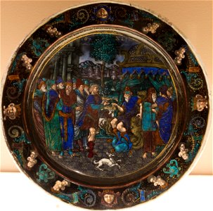 Jean de Court - Assiette - Scènes de la vie de Joseph (émail peint sur cuivre, Limoges, 1565) - 2