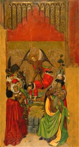 Jaume Huguet - Saint Michael Vanquishes the Antichrist - Google Art Project