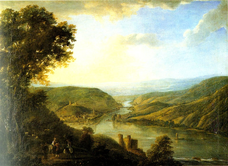 JC Schneider rhine panorama 1820