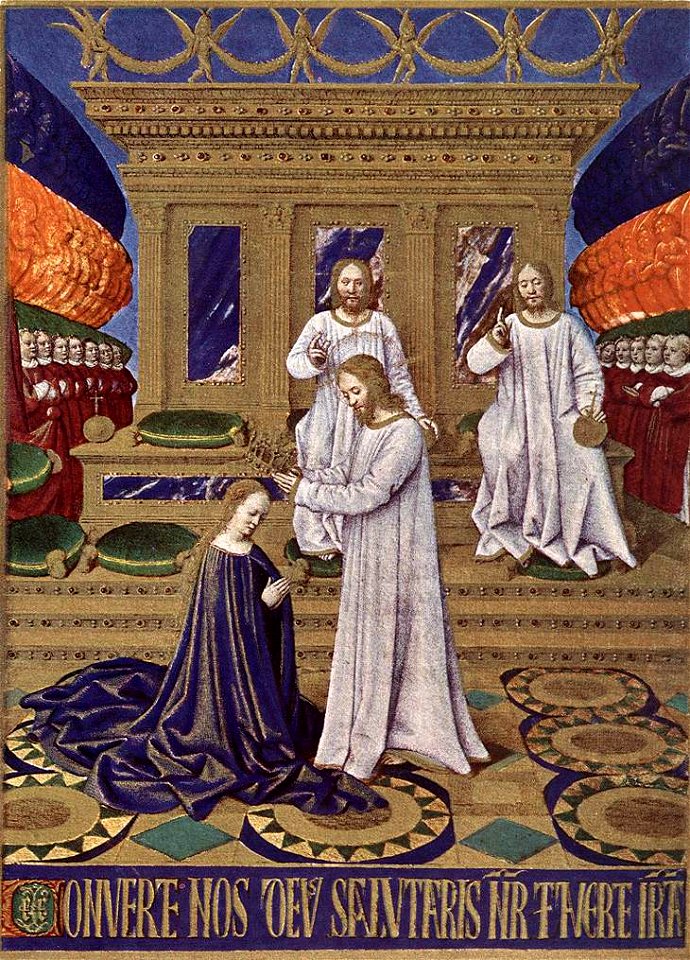 Jean Fouquet - The Coronation of the Virgin - WGA08028