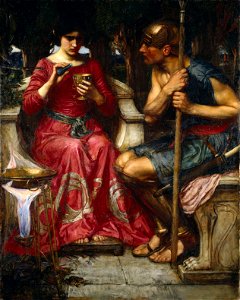Jason and Medea - John William Waterhouse. Free illustration for personal and commercial use.