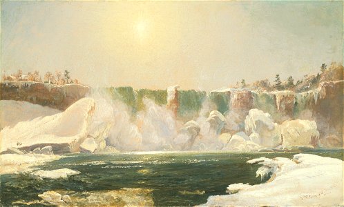Jasper Francis Cropsey - Niagara Falls in Winter - 1967.181 - Art Institute of Chicago