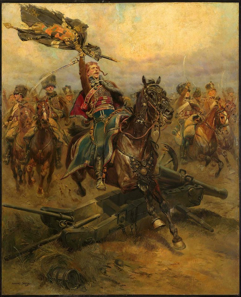 Jean Baptiste Edouard Detaille - Cavalry Charge - 24.218 - Museum of Fine Arts