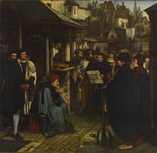 Jean August Hendrik Leys - The Edict-s- of Charles V - Walters 37123 - Detail E