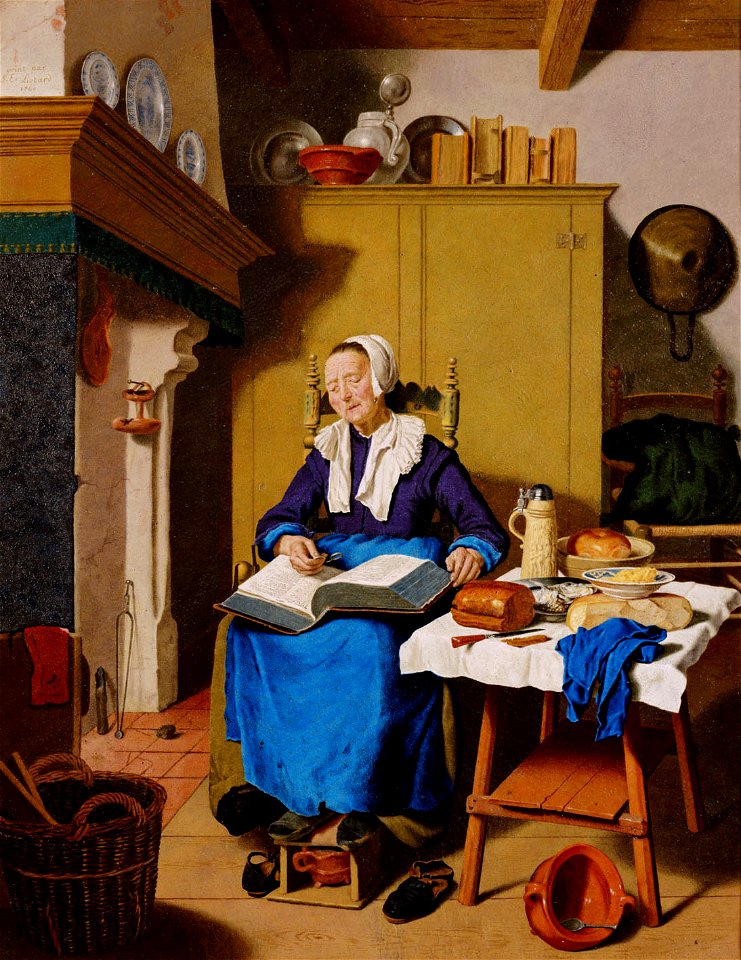 Jean Etienne Liotard - Alte Frau - GG 1209 - Kunsthistorisches Museum