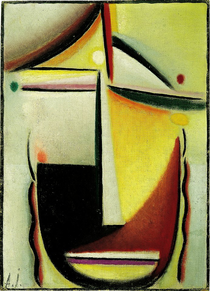 Abstract Head--Autumn and Dying by Alexei Jawlensky, 1923