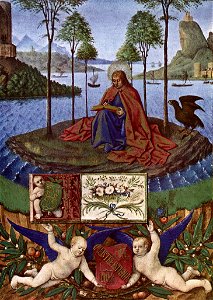 Jean Fouquet - St John at Patmos - WGA08029