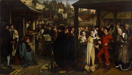 Jean August Hendrik Leys - The Edict-s- of Charles V - Walters 37123