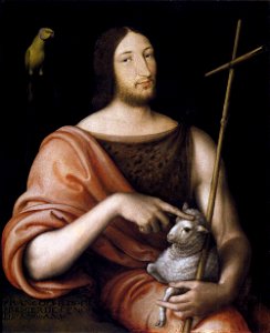 Jean Clouet - Portrait of François I as St John the Baptist - WGA05080