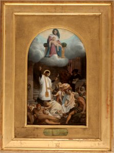 Jean Jules Antoine Lecomte du Noüy - Esquisse pour l'église de la Trinité , Saint Vincent de Paul ramenant les galériens à la foi - PPP4727 - Musée des Beaux-Arts de la ville de Paris