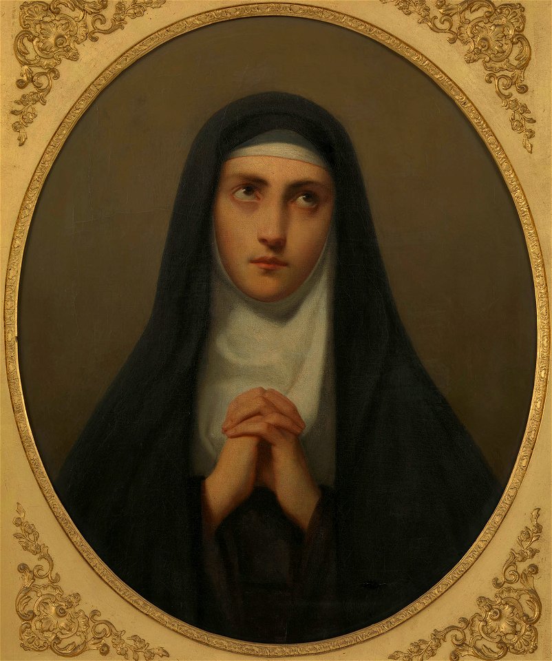 Jean Gabriel Scheffer (1797-1876) - A Nun - RCIN 403880 - Royal Collection