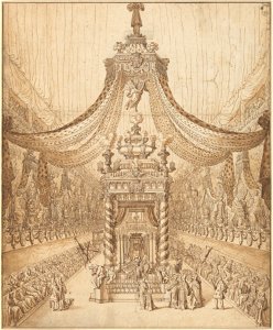 Jean Berain, Funeral of the Grand Condé, ca. 1687