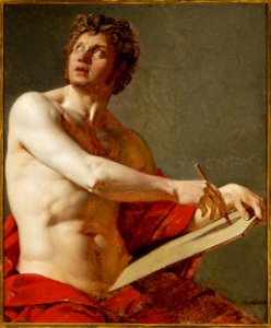 Jean Auguste Dominique Ingres - Academic study of a nude man - M.Ob.292 - National Museum in Warsaw