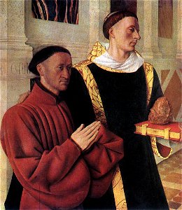 Jean Fouquet - Estienne Chevalier with St Stephen - WGA8038