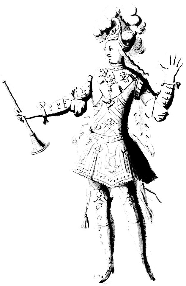 Jean Berain - 43 dessins de costume - 09 Costume masculin