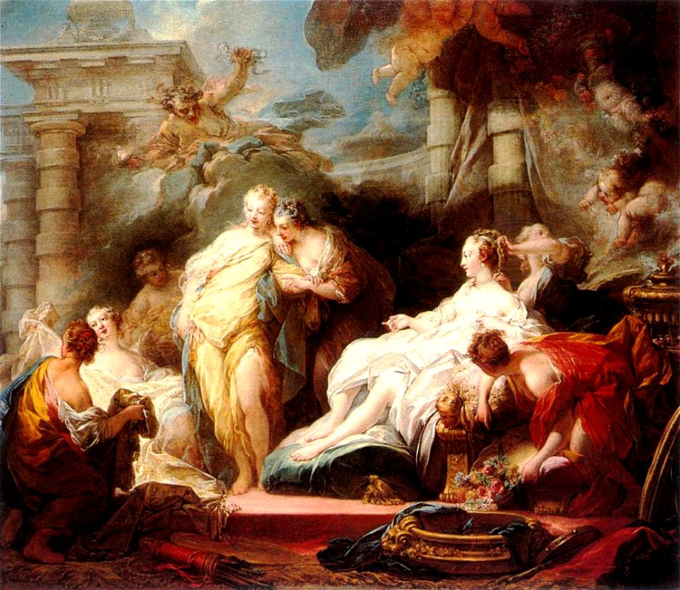 Jean Honore Fragonard Psyche showing her Sisters her Gifts from Cupid