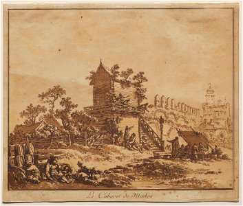 Jean Baptiste Le Prince (French, 1734-1781) - The Moscow Tavern (Le Cabaret de Moskou) - 2008.456 - Cleveland Museum of Art