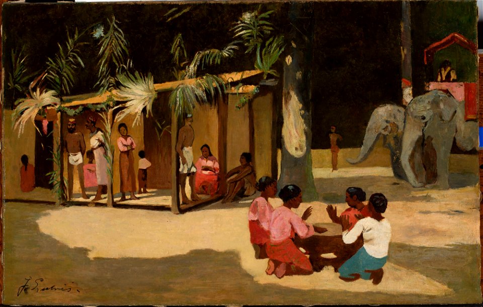 Jean Lulves - Exotic scene - 193020 MNW - National Museum in Warsaw