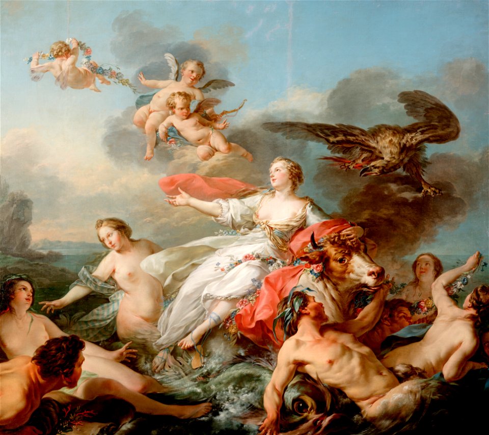 Jean Baptiste Marie Pierre - The Abduction of Europa - 1989.133.FA - Dallas Museum of Art