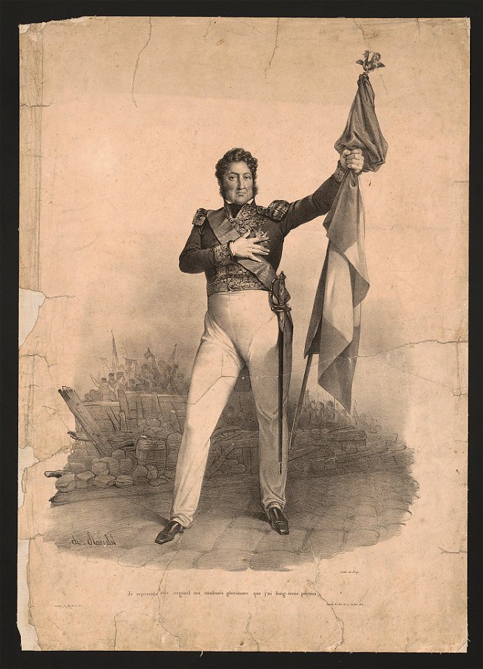 Je reprend avec orgueil ces couleurs glorieuses que j'ai long-tems portées - ch Ramelet ; lith. de Frey. LCCN2014645185