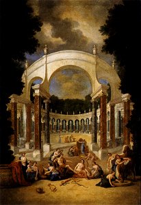 Jean Cotelle (II) - View of the Colonnade at Versailles - WGA05446