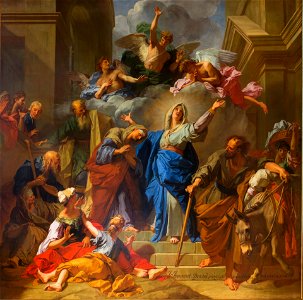 Jean Jouvenet - La visitation de la Vierge ou Le Magnificat, 1716