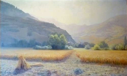 Jean Caire - Moisson aux chardons