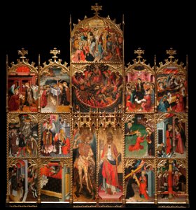 Jaume Cirera - Altarpiece of Saint Michael and Saint Peter - Google Art Project