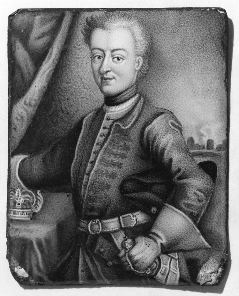 Jean Antoine Mussard - Karl XII (1682-1718), pfalzgreve av Zweibrücken, kung av Sverige - NMGrh 4095 - Nationalmuseum