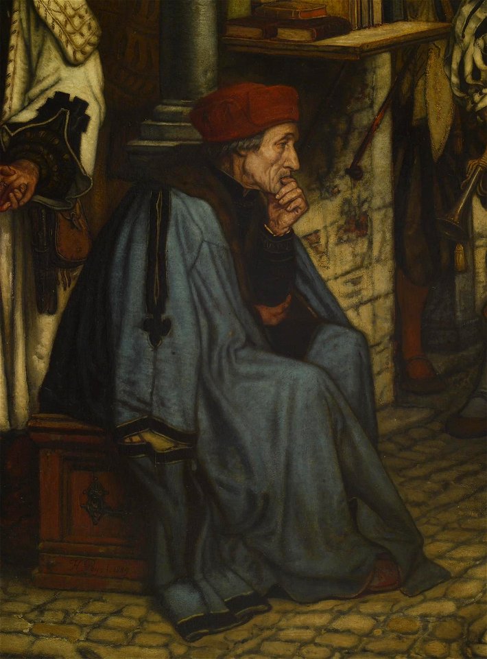 Jean August Hendrik Leys - The Edict-s- of Charles V - Walters 37123 - Detail H