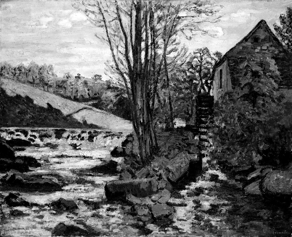 Jean Baptiste Armand Guillaumin - Mill of Pont Maupuit - 1933.1123 - Art Institute of Chicago